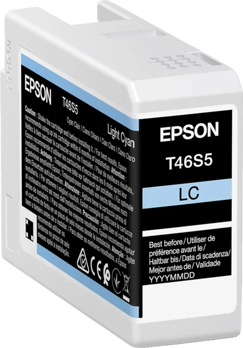 Epson Cartucho de Tinta UltraChrome Pro T46S5 Cian Claro 25ml Epson Cartucho de Tinta UltraChrome Pro T46S5 Cian Claro 25ml