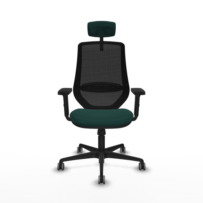 PIQUERAS Y CRESPO Silla de oficina Mardos con mecanismo Sincro, Verde botella y Negro PIQUERAS Y CRESPO Silla de oficina Mardos con mecanismo Sincro, Verde botella y Negro