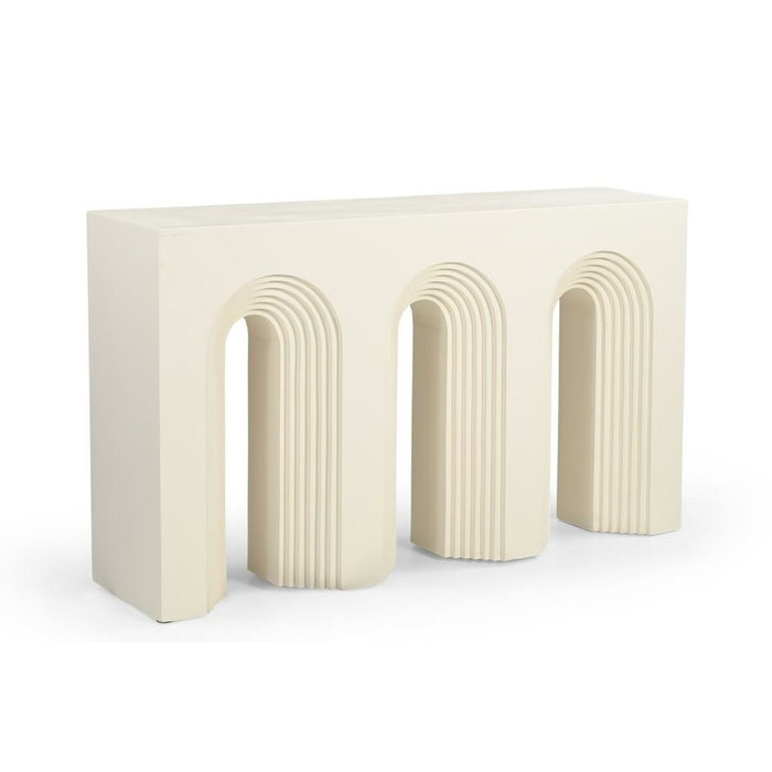 DKD Home Decor Consola de Mango 150x35x87 cm Blanco