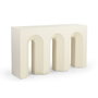 DKD Home Decor Consola de Mango 150x35x87 cm Blanco