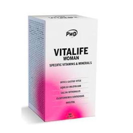 PWD NUTRITION Vitalife Woman 60 Cápsulas - Complejo para el Bienestar Femenino con Vitaminas y Minerales