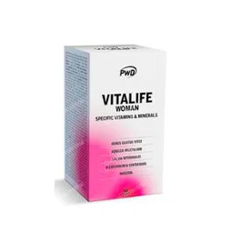 PWD NUTRITION Vitalife Woman 60 Cápsulas - Complejo para el Bienestar Femenino con Vitaminas y Minerales