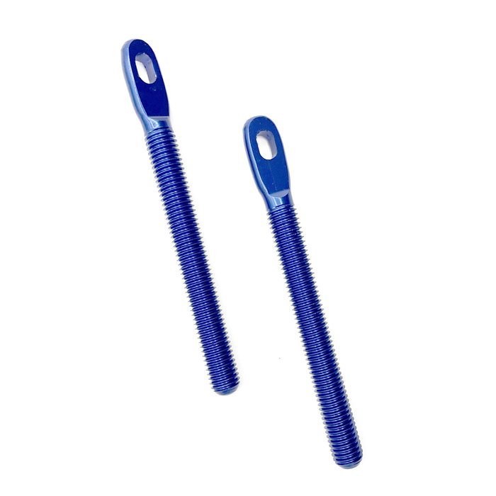 Occ Motorsport Kit Cierre Capot Tipo Muelle Azul OCCRC002 - Acero Inoxidable, Pareja, Estilo Racing