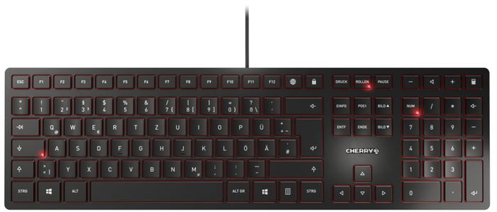 Cherry KC6000B / JK-1600DE-2 Teclado QWERTY para Ordenador Negro Cherry KC6000B / JK-1600DE-2 Teclado QWERTY para Ordenador Negro