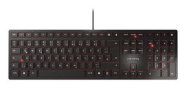 Cherry KC 6000 Slim keyboard USB QWERTZ German Black KC 6000