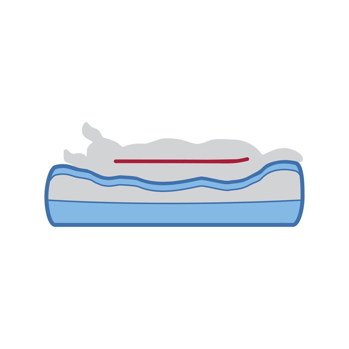 Cama para Perro Trixie Vital Lino Soft Beige Crema 83 X 67 CM