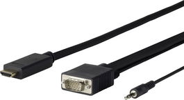 Vivolink Pro Cable Convertidor HDMI a VGA + Audio 5M con Resolución 1920x1080p