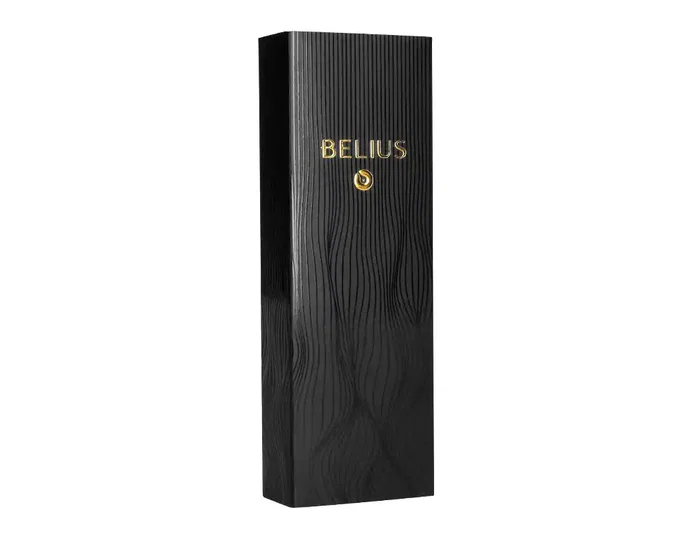 Belius Pluma Neptuno Textura Wavy Negro Marino con Tinta Azul Belius Pluma Neptuno Textura Wavy Negro Marino con Tinta Azul
