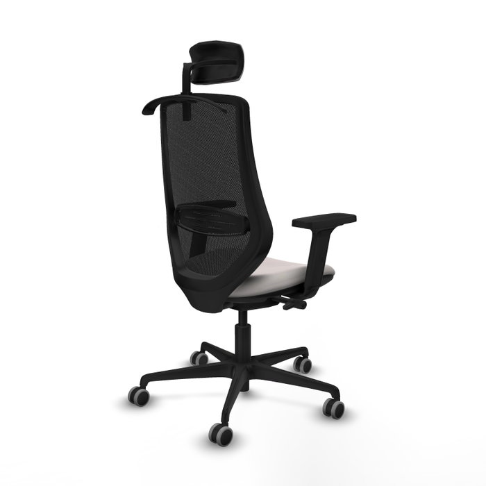 PIQUERAS Y CRESPO Silla de oficina Mardos con mecanismo Sincro/Traslack Blanco y Negro PIQUERAS Y CRESPO Silla de oficina Mardos con mecanismo Sincro/Traslack Blanco y Negro