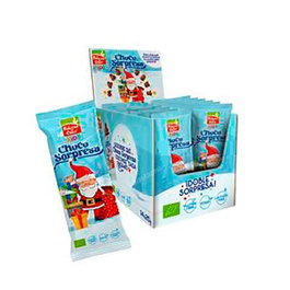 LA FINESTRA SUL CIELO Santa Choco Sorpresa Kids 14uds x 280 gr BIO SG VEGAN