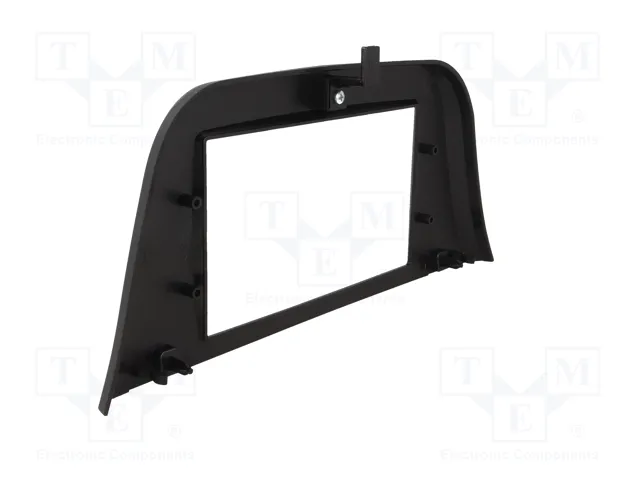 PER.PIC. Bastidor de montaje de radio 2 DIN para Iveco Daily, negro