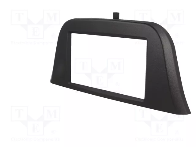 PER.PIC. Bastidor de montaje de radio 2 DIN para Iveco Daily, negro