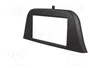 PER.PIC. Bastidor de montaje de radio 2 DIN para Iveco Daily, negro