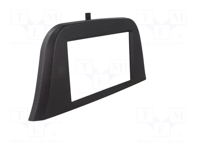 PER.PIC. Bastidor de montaje de radio 2 DIN para Iveco Daily, negro