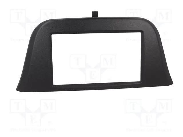 PER.PIC. Bastidor de montaje de radio 2 DIN para Iveco Daily, negro