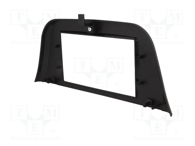 PER.PIC. Bastidor de montaje de radio 2 DIN para Iveco Daily, negro