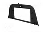PER.PIC. Bastidor de montaje de radio 2 DIN para Iveco Daily, negro