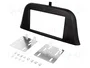 PER.PIC. Bastidor de montaje de radio 2 DIN para Iveco Daily, negro