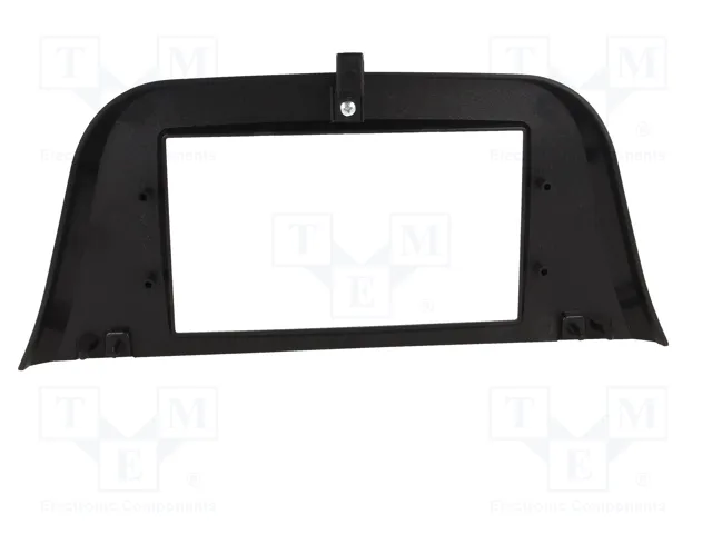 PER.PIC. Bastidor de montaje de radio 2 DIN para Iveco Daily, negro