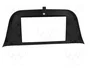 PER.PIC. Bastidor de montaje de radio 2 DIN para Iveco Daily, negro