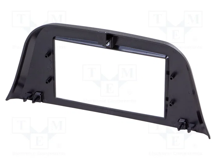 PER.PIC. Bastidor de montaje de radio 2 DIN para Iveco Daily, negro