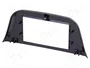 PER.PIC. Bastidor de montaje de radio 2 DIN para Iveco Daily, negro