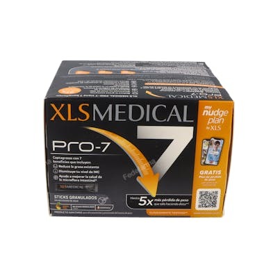 Xls Medical PRO-7 Captagrasas Sticks Granulados Sabor Piña 90 u Xls Medical PRO-7 Captagrasas Sticks Granulados Sabor Piña 90 u