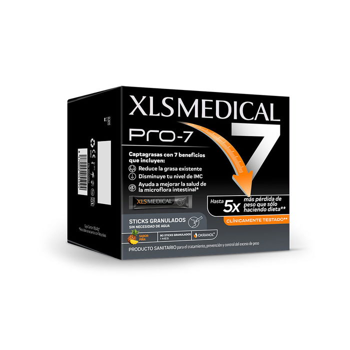 XLS Medical PRO-7 Captagrasas Sticks Granulados 90 U XLS Medical PRO-7 Captagrasas Sticks Granulados 90 U