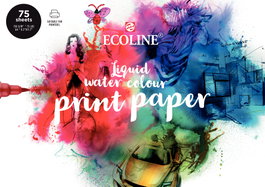 Ecoline Papel imprimible para acuarela A4 150 g/m², 75 hojas