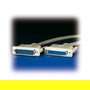 ROLINE RS232 Kabel DB25-DB25.ST/BU 11.01.3645 Cable de D-Sub (DB-25) a D-sub (DB-25) Gris 4,5 m