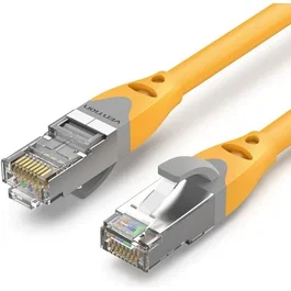 Vention Cable de Red RJ45 Cat.6A SFTP 10 Gbps, 8 Metros, Amarillo