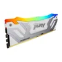 Kingston FURY Renegade RGB 48 GB (2x24 GB) DDR5 8400 MT/s CL40 CUDIMM - Blanco/Plata