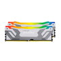 Kingston FURY Renegade RGB 48 GB (2 x 24 GB) DDR5 8400 MT/s CL40 CUDIMM Blanco/Plata