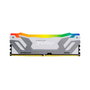 Kingston FURY Renegade RGB 48 GB (2 x 24 GB) DDR5 8400 MT/s CL40 CUDIMM Blanco/Plata