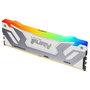 Kingston FURY Renegade RGB 48 GB (2 x 24 GB) DDR5 8400 MT/s CL40 CUDIMM Blanco/Plata
