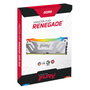 Kingston FURY Renegade RGB 48 GB (2 x 24 GB) DDR5 8400 MT/s CL40 CUDIMM Blanco/Plata