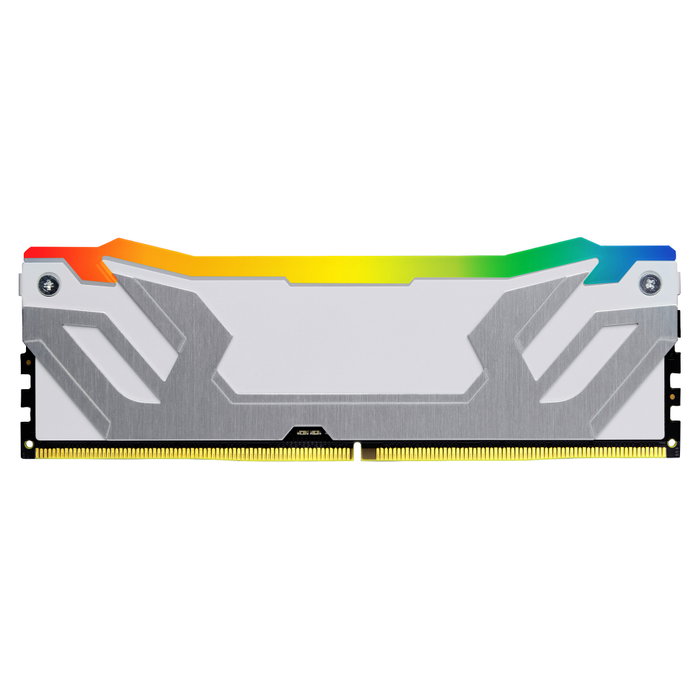 Kingston FURY Renegade RGB 48 GB (2 x 24 GB) DDR5 8400 MT/s CL40 CUDIMM Blanco/Plata Kingston FURY Renegade RGB 48 GB (2 x 24 GB) DDR5 8400 MT/s CL40 CUDIMM Blanco/Plata