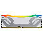 Kingston FURY Renegade RGB 48 GB (2 x 24 GB) DDR5 8400 MT/s CL40 CUDIMM Blanco/Plata