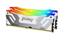 Kingston FURY Renegade RGB 48 GB (2 x 24 GB) DDR5 8400 MT/s CL40 CUDIMM Blanco/Plata