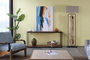 DKD Home Decor Lámpara de pie de Teca y Hierro Hecha a Mano