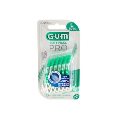 GUM Soft Picks Cepillo Interdental Largo 30Un Azul GUM Soft Picks Cepillo Interdental Largo 30Un Azul