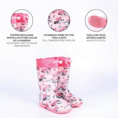 Botas de Agua Infantiles Minnie Mouse Rosa 28 Botas de Agua Infantiles Minnie Mouse Rosa 28