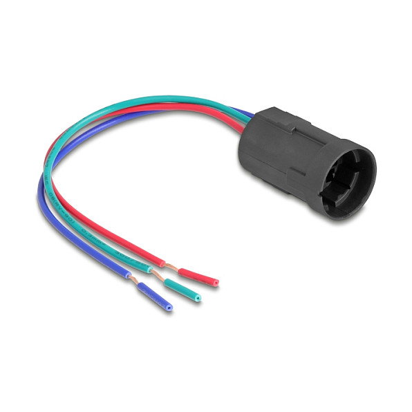 DeLOCK 90789 Conector Berg derecho de 3 pines para pulsador o interruptor de 19 mm DeLOCK 90789 Conector Berg derecho de 3 pines para pulsador o interruptor de 19 mm