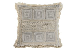 DKD Home Decor Cojín de Algodón 45x45 cm con Bordado a Mano