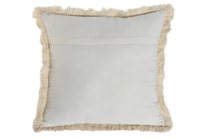 DKD Home Decor Cojín de Algodón 45x45 cm con Bordado a Mano