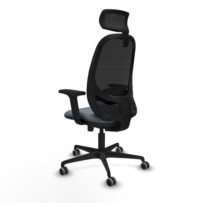 PIQUERAS Y CRESPO Silla de oficina Cilanco Gris y Negro PIQUERAS Y CRESPO Silla de oficina Cilanco Gris y Negro