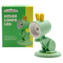 Realpower Linterna LED con diseño de conejo verde
