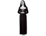 Disfraz de Monja Adulto Mujer - Tema Religión - Negro - Talla XL - Incluye Vestido y Tocado - Carnaval Halloween