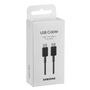 Samsung Cable Original USB Tipo C a USB Tipo C 1.8m 3A Negro EP-DX310JBEGEU