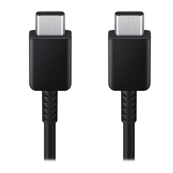 Samsung Cable Original USB Tipo C a USB Tipo C 1.8m 3A Negro EP-DX310JBEGEU